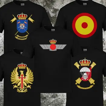 2018 Mados Karšto pardavimo Ispanijos Kariuomenės Karinių Logotipą, ispanijos karinių Oro Pajėgų Marškinėliai Tee marškinėliai