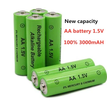 2023 Naujas AA Baterija 3000 MAh Įkraunamos Baterijos NI-MH 1,5 V AA Baterijos Laikrodžiams Pelių Kompiuteriai, Žaislai t.t.