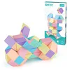 24-72 Segmentus Magija Taisyklė Gyvatė Rubix Cubo Įvairių Spalvų 3D Puzzle Fidget Žaislas Transformuojamas Kubeliai Vaikas Švietimo Žaislai