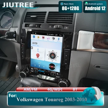 Android 12 Automobilio Radijo Tesla Stiliaus Vertikalus Volkswagen VW Touareg 9.7 Colių DVD Multimedia Stereo Carplay Navigacijos Galvos Vienetas