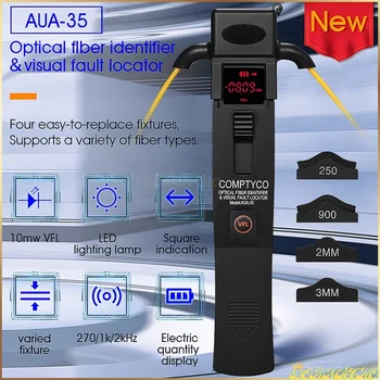 AUA-35 AUA-40 Optinio Pluošto Identifikatorius + VFL + LED šviesos, KFT Gyventi Pluošto Vardas Detektorius Identificador de Fibra Optica