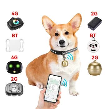 Aukštos Kokybės Vandeniui 4G Gps Wifi Versija Smart Pet Tracker Gps Šuo, Katė, Triušis Pet Nustatymo