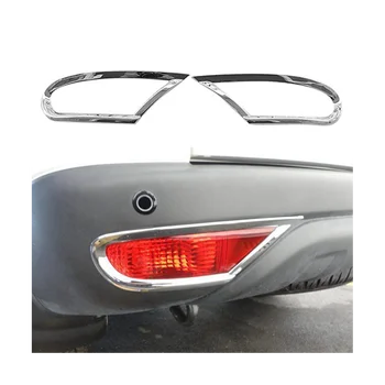 Automobilių ABS Chrome Galinis Bamperis Rūko Šviesos Lempos Rėmelis Padengti Apdaila už 