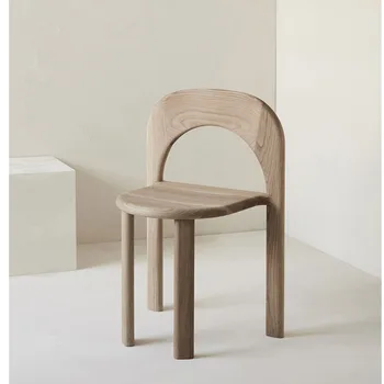 Biuro Kėdės Medžio Masyvo Paprastos Valgomojo Kėdės Atlošas Dizaino Virtuvės Stalo Kėdė Sukrauti Saugojimo Modernūs Baldai Kavinė