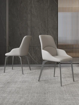 Italijos minimalistinio valgomojo kėdės, modernaus minimalistinio namų, restoranų, viešbučių backchairs, išskirtinio dizaino kėdės