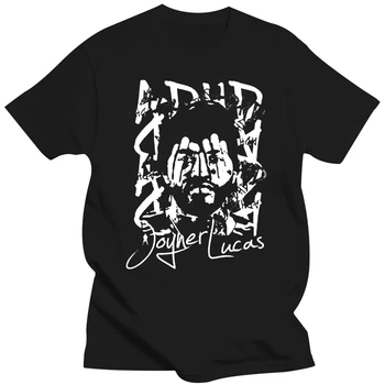 Joyner Lucas T-Shirt Hip-Hop Reperis T Shirt Juoda Medvilnė Tee Vyrams 2019 Naujas Trumpas Rankovės Medvilnės Spausdinti Vyrai T-Shirt Paprasto T Shirts
