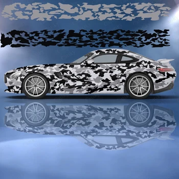 kamufliažas Automobilių lipdukai ita automobilių tiuningo lenktynių vinilo decal wrap pusėje grafika automobilio modelį, lipdukas, decal