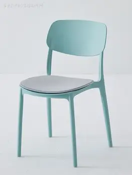 Kėdė namų šviesos prabangus valgomasis kėdė Šiaurės paprasta šiuolaikinės atlošas balta valgomasis stalas ir kėdės ant kitos miegamojo, stalo, taburetės