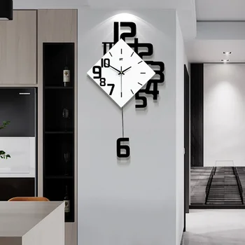 Laikrodis Asmeninį Skaitmeninis Laikrodis Mados Europos Stiliaus Kambarį Sieninis Laikrodis, Medinės Kūrybos Apdailos Kišenėje Žiūrėti Kvarcas