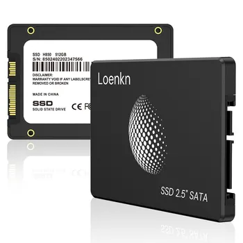 Loenkn SSD 128GB 256 GB 512 GB Sata3 1 tb HDD 2.5 Kietasis Diskas 2.5 Kietojo kūno Diskai Staliniams PC 
