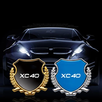 Metalo automobilių lipdukai automobilio langą ramstis dekoratyviniai lipdukai galinio stiklų lipdukai kūno lipdukai Volvo XC40 su logotipu, automobilių