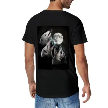 Naujas 3 Opossum Mėnulis T-Shirt juokinga t marškinėliai berniukams gyvūnų spausdinti marškinėliai trumpomis rankovėmis tee marškinėliai grafinis tees vyriški medvilniniai marškinėliai