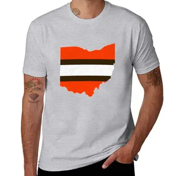 Naujas Brown & Orange Valstybės T-Shirt greitai-džiovinimo marškinėliai trumpomis rankovėmis tee juokinga t shirts custom t shirts vyrų t shirts