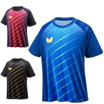Naujas Greitas Džiovinimas Stalo Teniso Jersey Vyrų Logotipas marškinėliai Badmintono Vienodas Berniukų Nustatyti Polo Kaklo moteriški marškinėliai