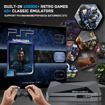 Naujas Vertus Žaidimų Konsolės Superconsole X2 Pro Ps1/dc/ss/psp Plug & Play Žaidimo Dėžutės Build-in 100000 Klasikiniai Žaidimai Parama Tv Sistemos