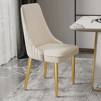 Prabangūs Modernios Virtuvės Kėdės Dizaineris Akcentas Metalo Valgomojo Kėdės Šiaurės Salonas Casa Arredo Gyvenimo Kambario Baldai MQ50CY