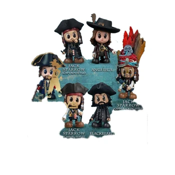 Sandėlyje Originalus Karšto Žaislai HT Karibų jūros Piratai Jack Sparrow, Pilnas Komplektas Filmo Personažas Modelio Surinkimo Kūrinys Q Versija
