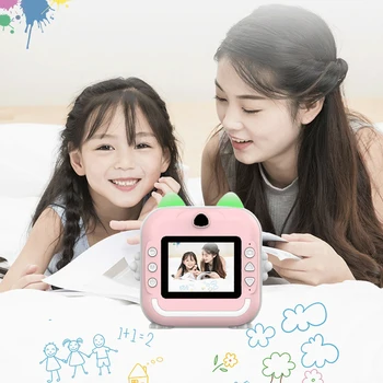 Terminio Spausdinimo Vaikų Kamera, Skaitmeninis Fotoaparatas, Fotografija, Vaizdo 2400W Pikselių Vaikų Dovanų Auginti Būti Mėgsta 2.4 Ekranas