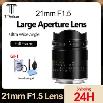 TTArtisan 21mm F1.5 Ultra Plataus Kampo vaizdo Kameros Objektyvas viso Kadro Didelės Diafragmos Objektyvas Sony E Canon RF Nikon Z Sigma Lumix L mount