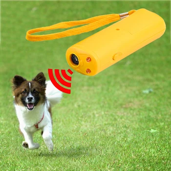 Ultragarso Šuo Chaser LED Žibintuvėlis Agresyvaus Išpuolio Šunys Repeller Daugiafunkcį Augintiniai Instruktorių Pet Mokymai, Įrankiai, Reikmenys