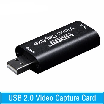 USB 2.0 Video Capture Card 4K HDMI suderinamus Video Grabber Live Transliacijos Langelyje Įrašyti PS4 XBOX Telefono Žaidimas, DVD, HD vaizdo Kamera