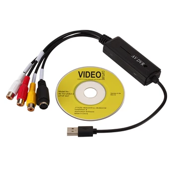 USB 2.0 Video Capture Card, USB į S AV RCA Konverteris Adapteris TV DVD Kompiuteris