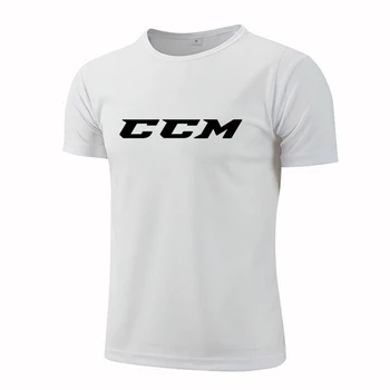 Veikia Marškinėlių Futbolo Marškinėliai CCM Vyrų Jersey Sportiniai, vyriški Bėgimo Marškinėliai Quick Dry Suspaudimo Sporto Marškinėliai Fitneso Salė