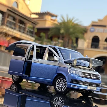 Volkswagen multivan t6 metalo lydinio automobilio modelį, funkcinis žaislas, modeliavimo rinkinys vaiko dovana, 1/32