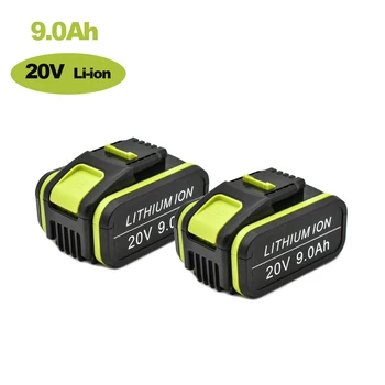Worx – batterie Li-Ion Max Worx 20V 9000mAh remplacement, WA3551 WA3551.1 WA3553 WA3641 WX373 WX390