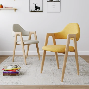 Šiaurės Kėdė Namuose Ilgai Sėdi Formos Kėdės, Stalo, Kėdžių Atlošas Paprasta Moderni Valgomojo Kėdė Komercinės Valgomasis Stalas ir Kėdės