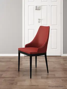 Šiaurės Medžio Masyvo Valgomojo Kėdė Namų Kokybės, Prabangos Dizaineris Atlošas Dūmo Koja Su Fotelis Odinis Valgomojo Kėdė