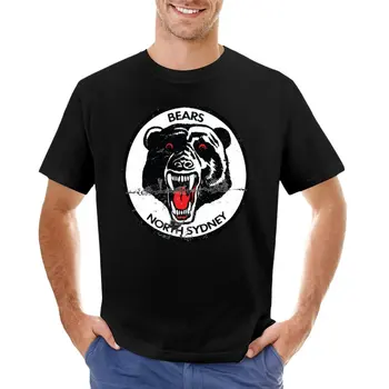 Šiaurės Sidnėjaus Lokys T-Shirt prakaito marškinėliai mielas viršūnes Trumpi marškinėliai cute drabužiai vyrams treniruotės marškinėliai