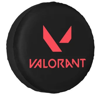 Žaidimas Valorant Logotipą, Atsarginių Padangų Padengti Maišelis Maišelis, skirtas Suzuki Mitsubish Vandeniui atsparus Dulkėms Automobilių Ratų gaubtai 14